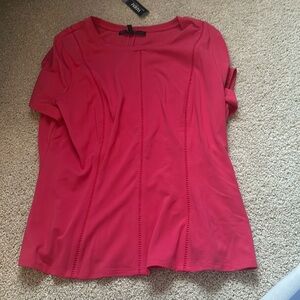 White House Black Market Pink XL Top never worn